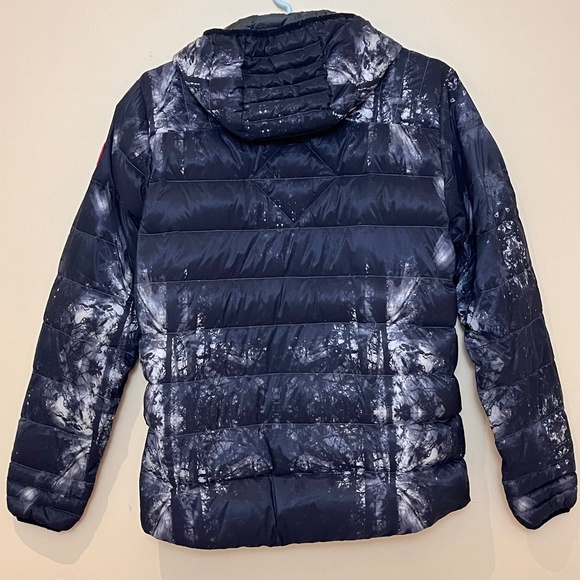 Canada Goose Brookvale Hooded Down Jacket - Women's Size XL - Black Gray - Picture 4 of 15